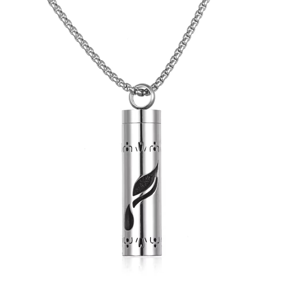 New Aromatherapy Jewelry Necklaces Essential Oil Diffuser Necklace Stainless Steel Open Locket Aroma Scent Perfume Necklace